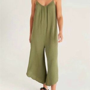 Z Supply Sage Green wide leg jumpsuit